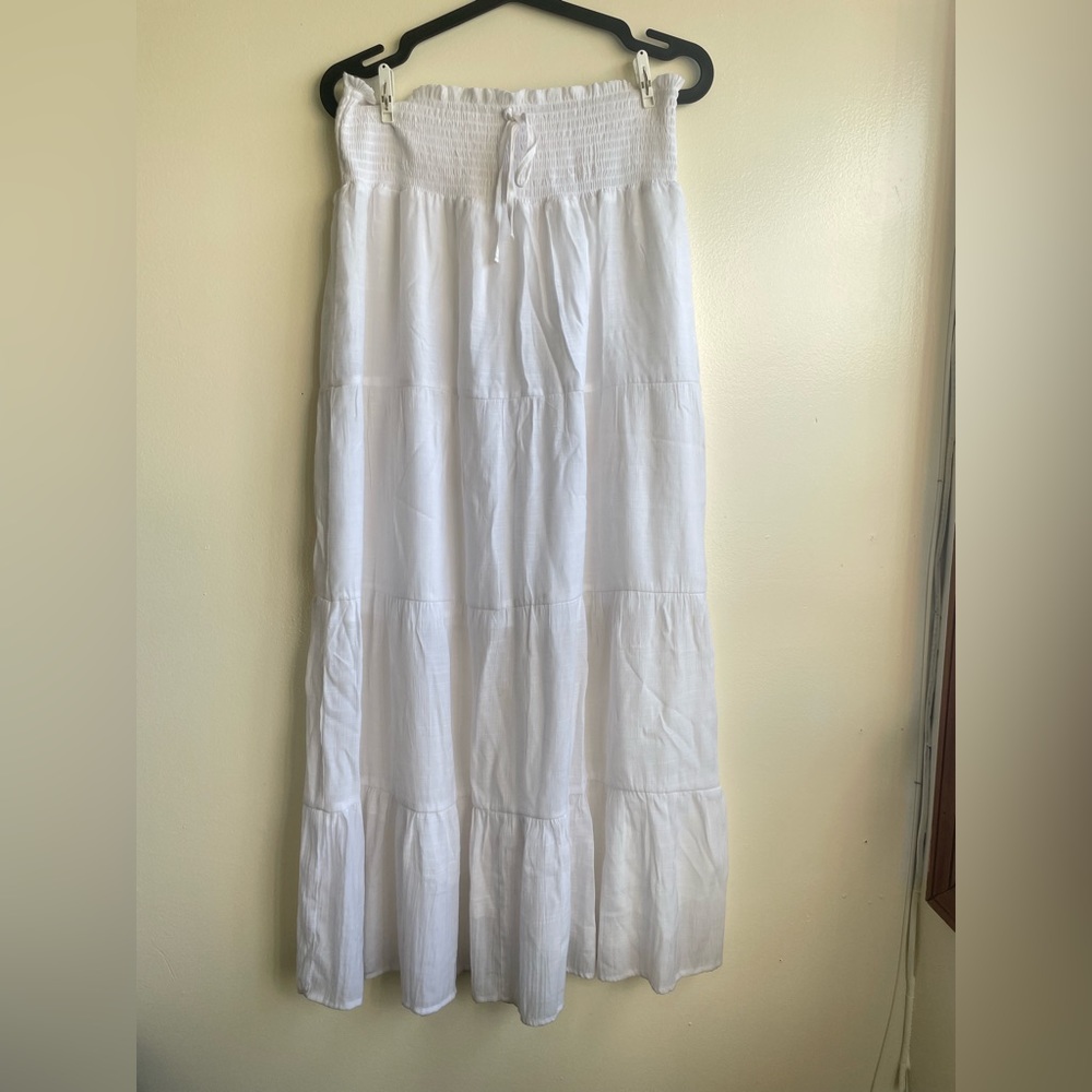 White Cotton Skirt